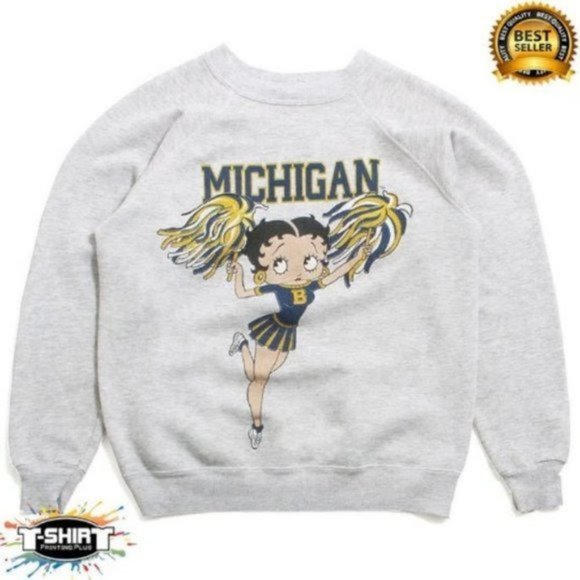 Other - Vintage Michigan Wolverines Betty Boop University Of Michigan shirt